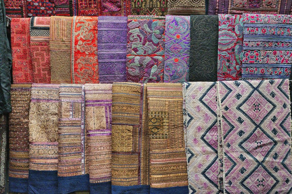 assorted-color textile lot